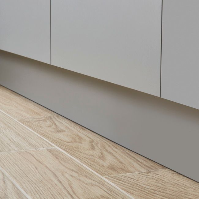 GoodHome Balsamita sokkel 242 x 15 cm mat grå