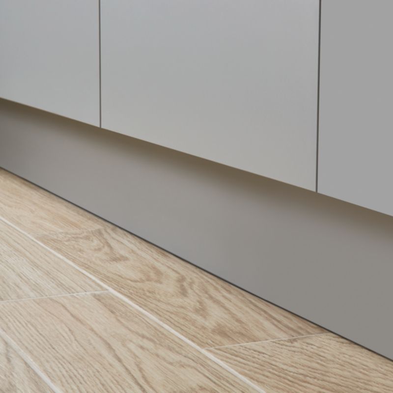 GoodHome Balsamita sokkel 242 x 15 cm mat grå