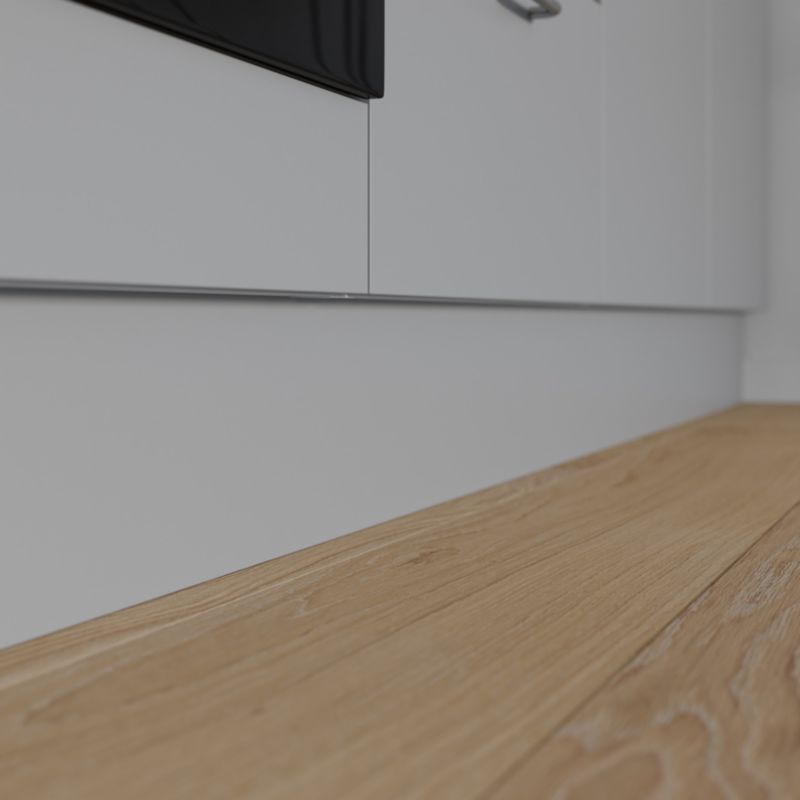 GoodHome Balsamita sokkel 242 x 15 cm mat grå