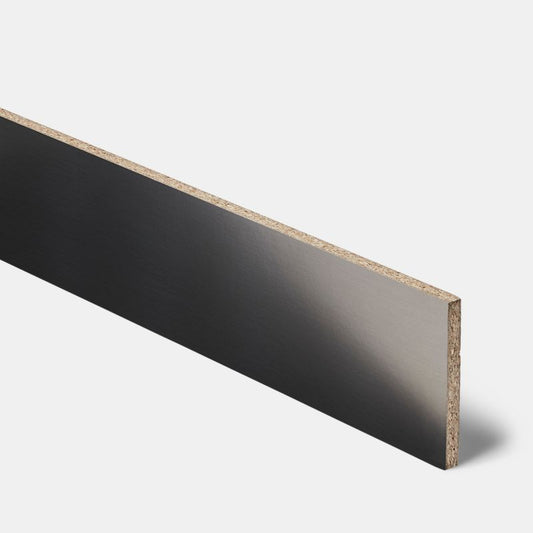 GoodHome Cicely sokkel 240 cm i børstet stål