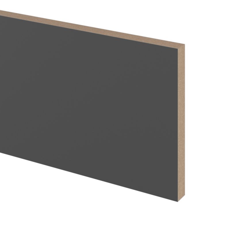 GoodHome Stevia sokkel 15 x 240 cm mat antracit