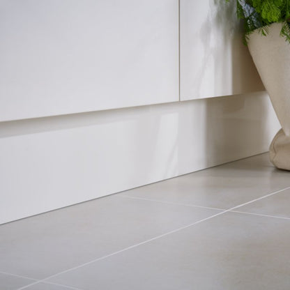 GoodHome Stevia sokkel 15 x 240 cm kremet gloss