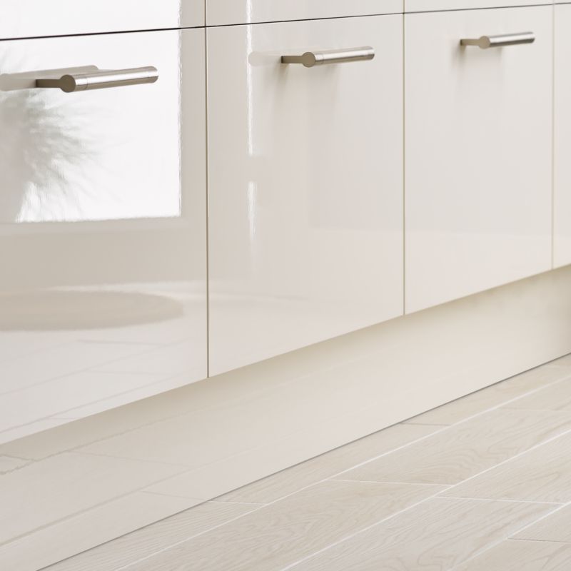 GoodHome Stevia sokkel 15 x 240 cm kremet gloss