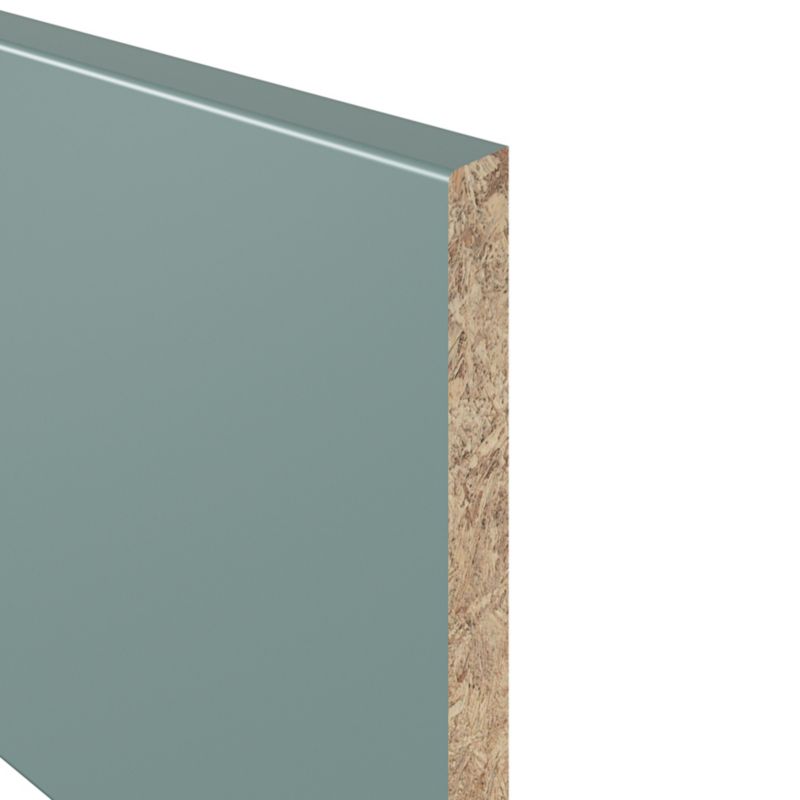 GoodHome Stevia sokkel 15 x 240 cm mat grøn