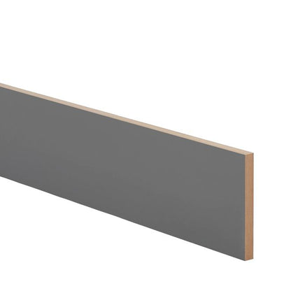 GoodHome Stevia / Garcinia sokkel 15 x 240 cm i antracit højglans