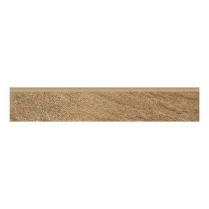 Frostbestandig glaseret sokkel Sohn Kwadro 7,2 x 40 cm mat brun
