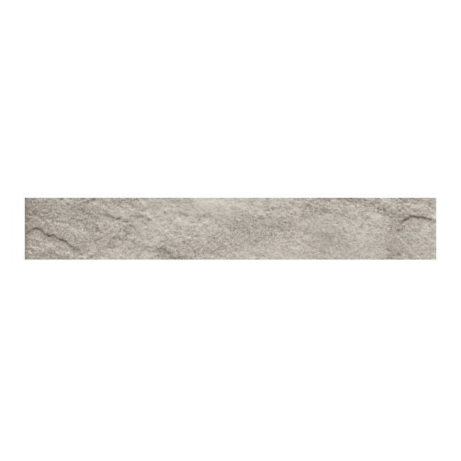 Frostbestandig glaseret sokkel Sohn Kwadro 7,2 x 40 cm gråskifer