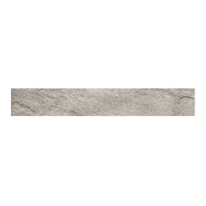 Frostbestandig glaseret sokkel Sohn Kwadro 7,2 x 40 cm gråskifer