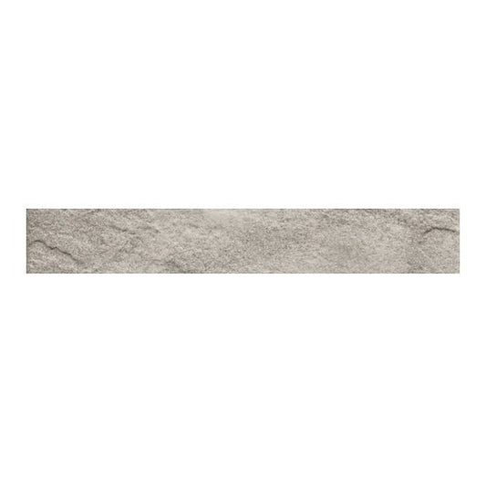 Frostbestandig glaseret sokkel Sohn Kwadro 7,2 x 40 cm gråskifer