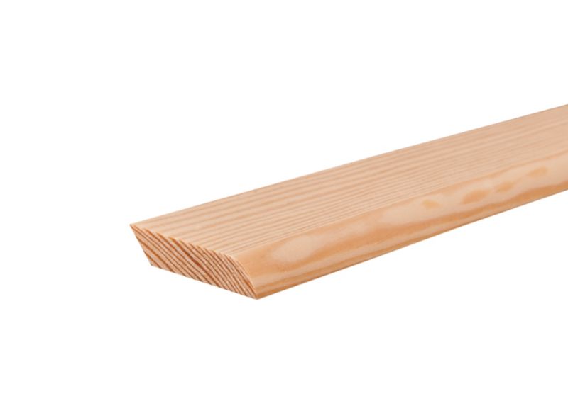 Skarvfri gulvliste 3,12 x 70 x 2500 mm fyrretræ