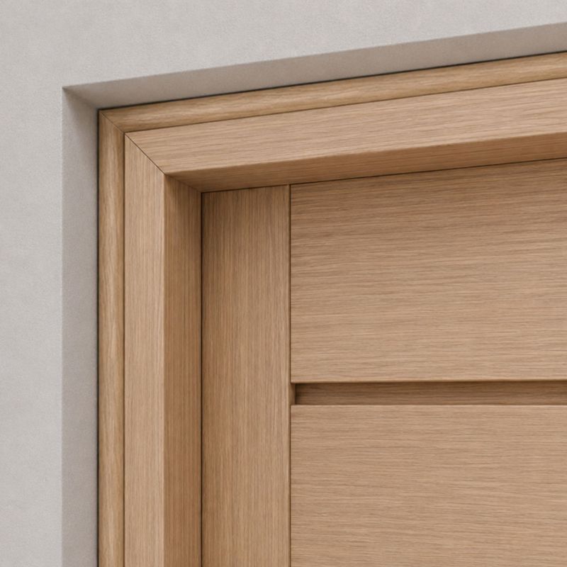 Dørkvartstaffet MDF 217 cm Sandgrå