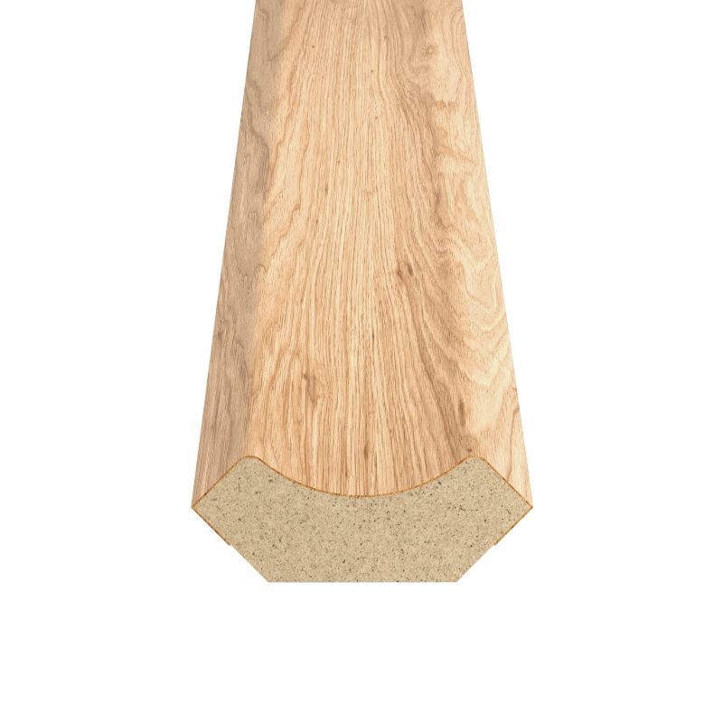 Kvartstaffel Indadgående MDF 15 x 15 x 2400 mm Eg