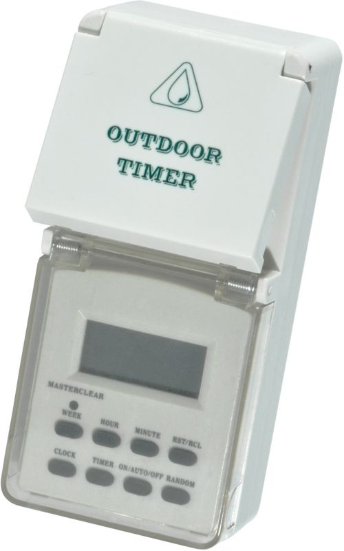 Digitalt udendørs programur med 10 funktioner