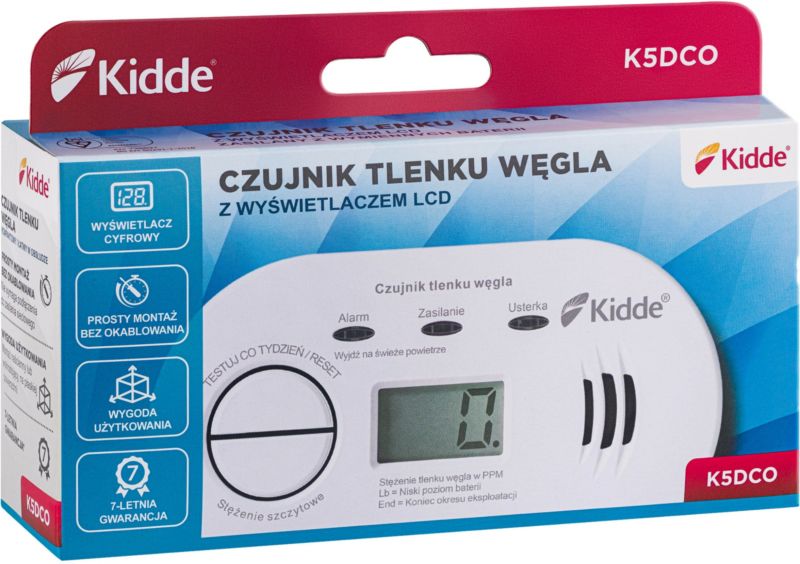 Kidde K5DCO kuliltealarm