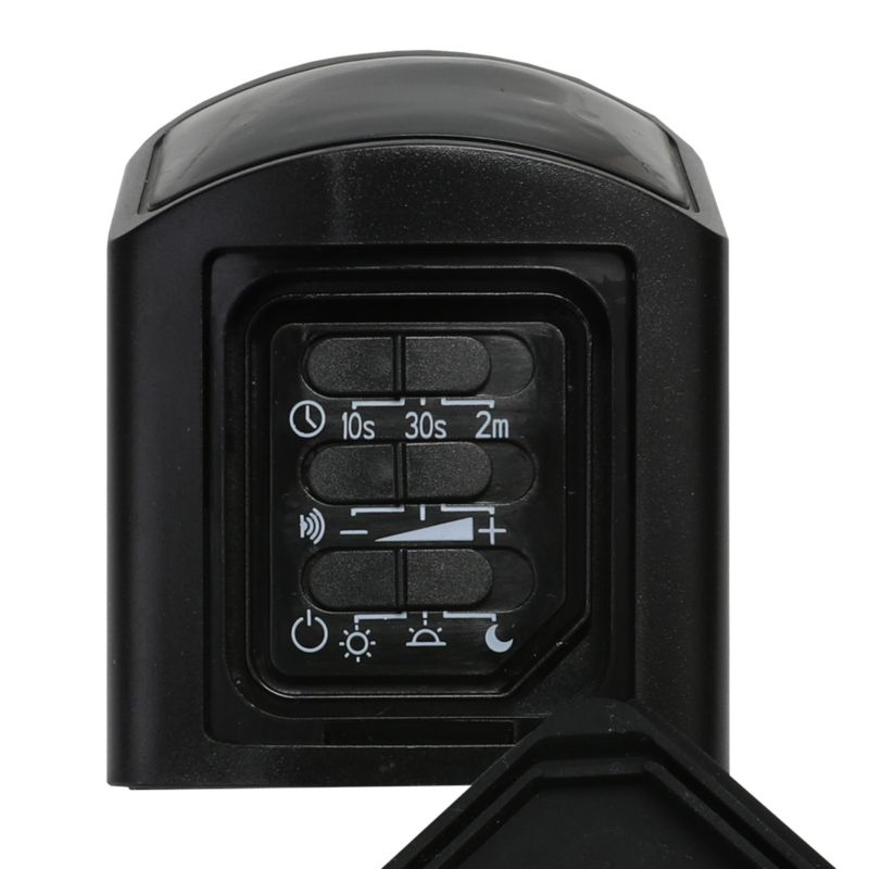 GoodHome Davern IP65 bevægelsessensor i mat-sort