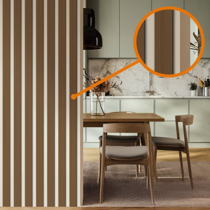 Dækliste Flad PVC 30 mm x 10 m Selvklæbende Hvid