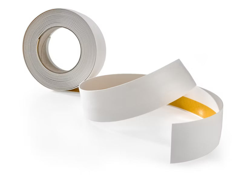 Dækliste PVC 30 mm 5 m Hvid