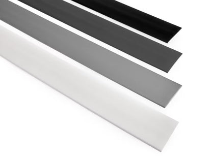 Dækliste PVC 30 mm 5 m Hvid