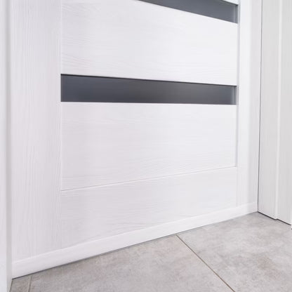 Dækliste PVC 30 mm 5 m Hvid