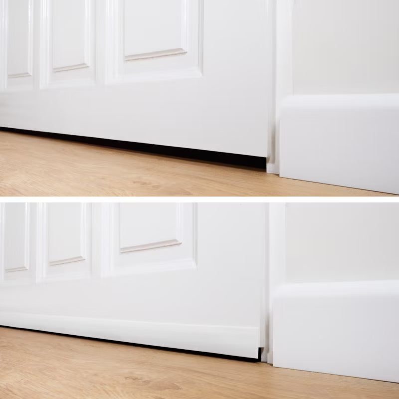 Dækliste PVC 30 mm 5 m Hvid
