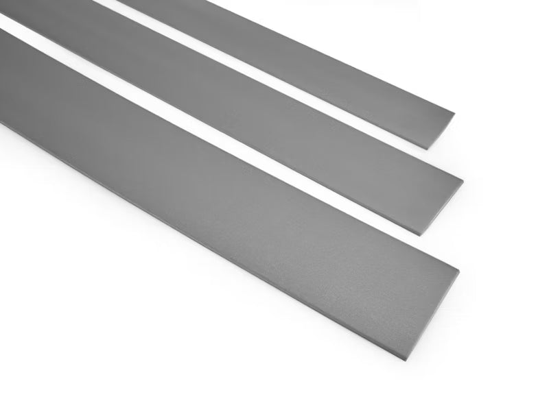 Dækliste PVC 30 mm x 5 m Sølv
