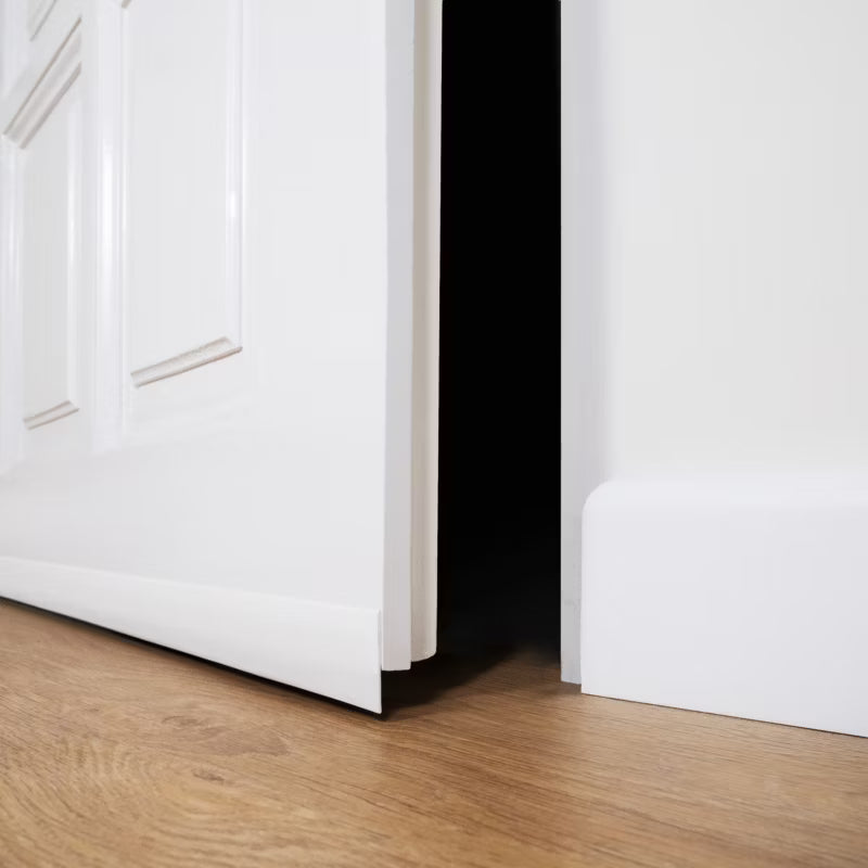 Dækliste PVC 40 mm 5 m Sølv