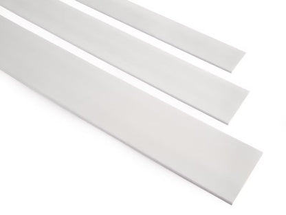 Dækliste PVC 50 mm 5 m Hvid Selvklæbende