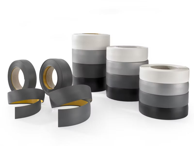 Dækliste PVC 50 mm 5 m Hvid Selvklæbende