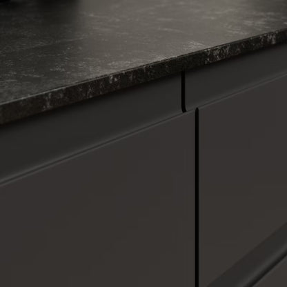Dækpanel Garcinia 64x240 cm Koksgrå Mat