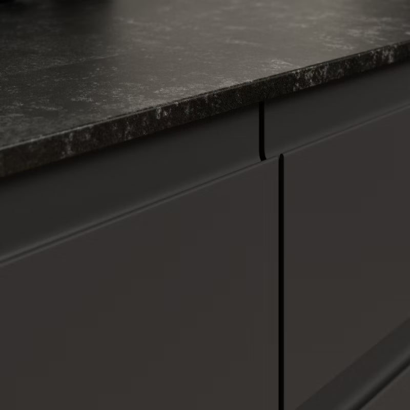 Dækpanel Garcinia 64x240 cm Koksgrå Mat