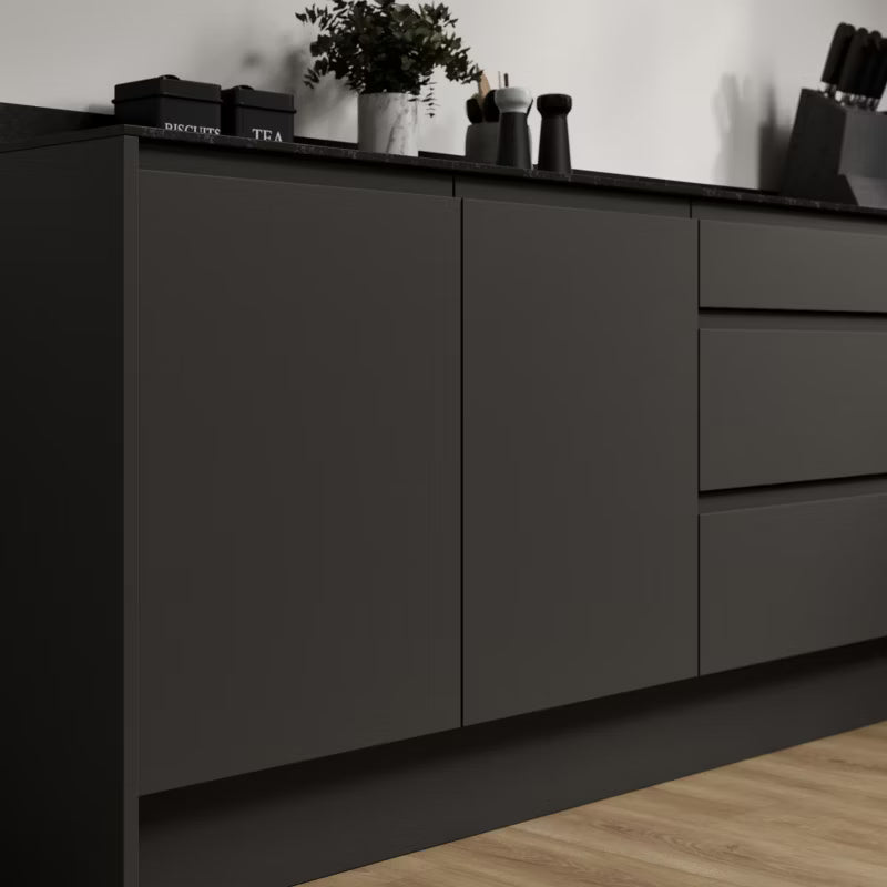 Dækpanel Garcinia 64x240 cm Koksgrå Mat