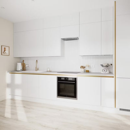Dækpanel Stevia 64x93,4 cm Hvid Mat