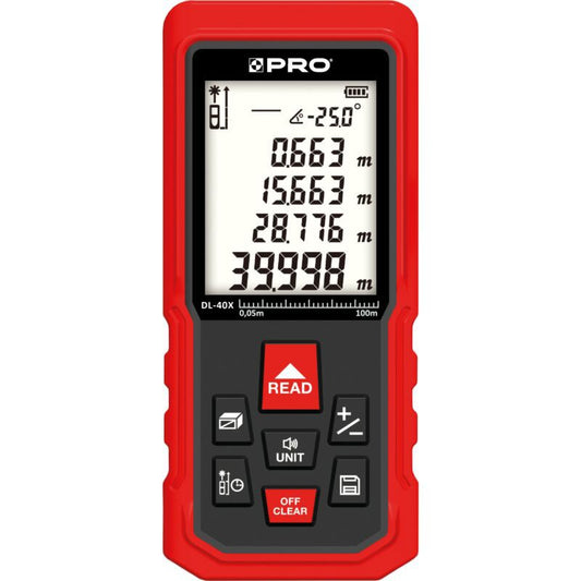 Laserafstandsmåler PRO DL-40X 40 m