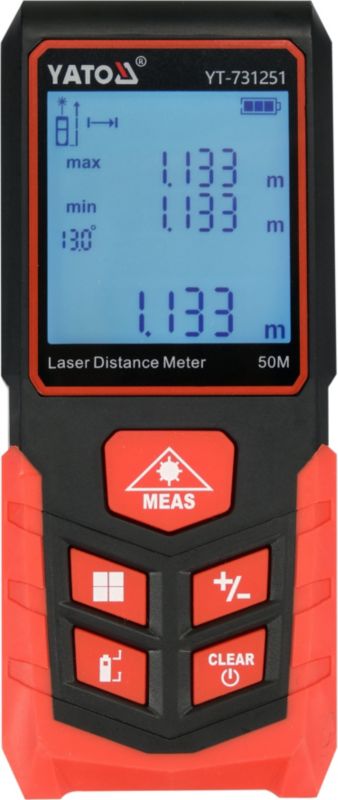 Laserafstandsmåler Yato YT-731251 50 m