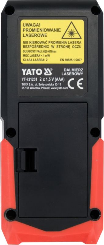 Laserafstandsmåler Yato YT-731251 50 m
