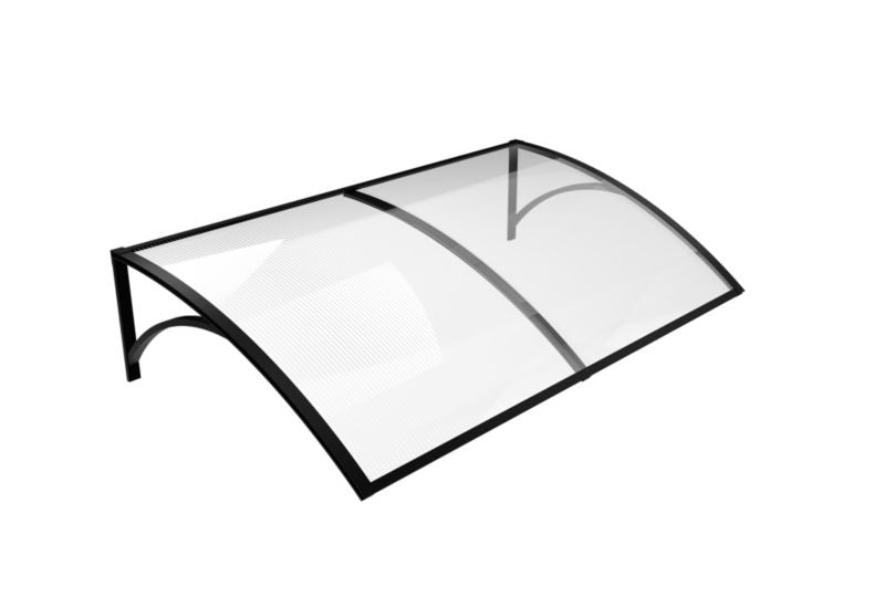Aluminium Moduldæksel 140x80 cm Brun Dæmpet Polycarbonat