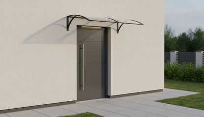 Aluminium Moduldæksel 140x80 cm Brun Dæmpet Polycarbonat