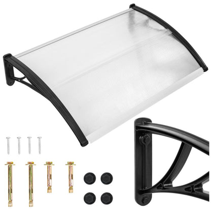 Buedørsejl Transparent 150x100 cm Polycarbonat