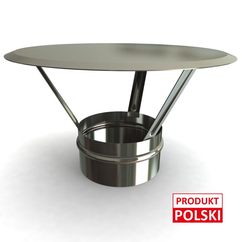 Skorstenshætte Ø 120 mm Rustfrit Stål KW-DASZEK-120