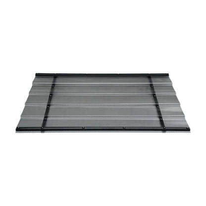 Døroverdækning Straight T-150 150x95,4 cm Antracitgrå med Aluminiumsramme og Polycarbonatbelægning | 4779037494040