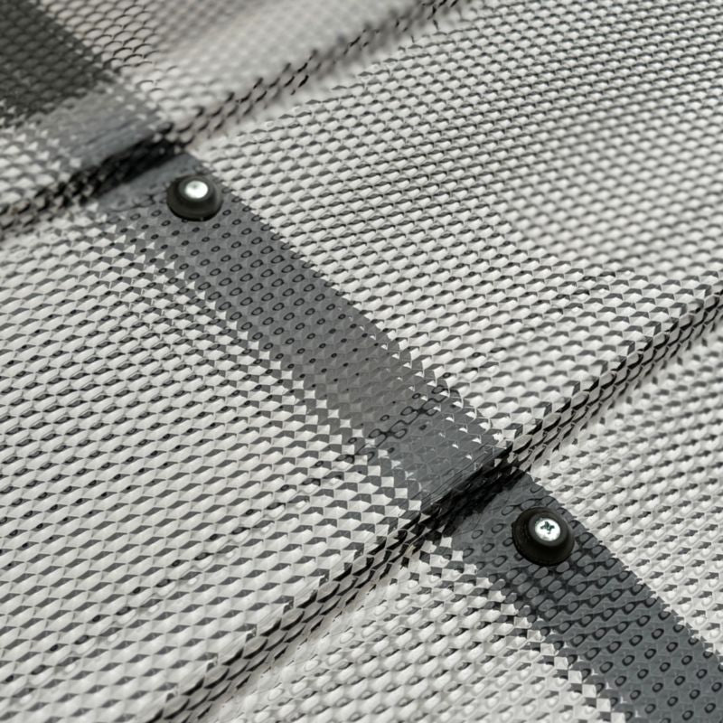 Døroverdækning Straight T-150 150x95,4 cm Antracitgrå med Aluminiumsramme og Polycarbonatbelægning | 4779037494040