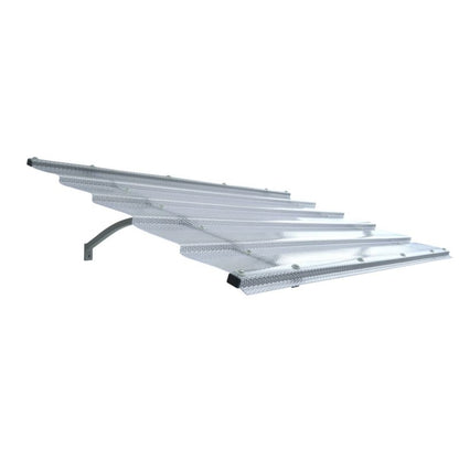Døroverdækning Straight T-150 150x95,4 cm Grå med Aluminiumsramme