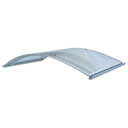 Døroverdækning Rodeo R-150 150 cm Buede Aluminium Polycarbonat Gennemsigtig | 4779037490998