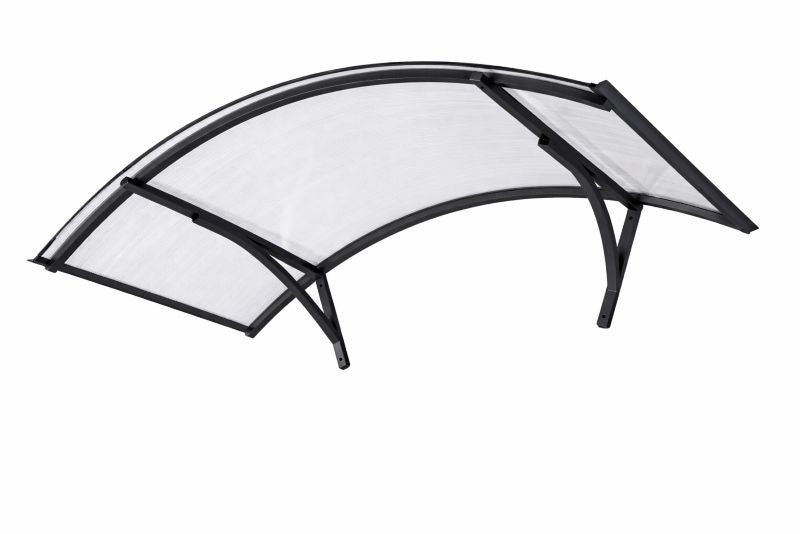 Dørsegl Buet 158x90 cm Gennemsigtig Polycarbonat