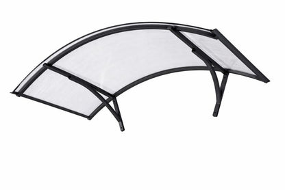 Dørsegl Buet 158x90 cm Gennemsigtig Polycarbonat