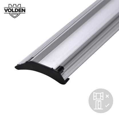 Aluminium Regnslagsliste 1 m Sølv
