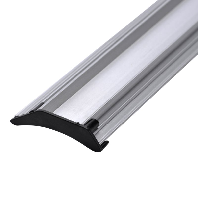 Aluminium Regnslagsliste 1 m Sølv