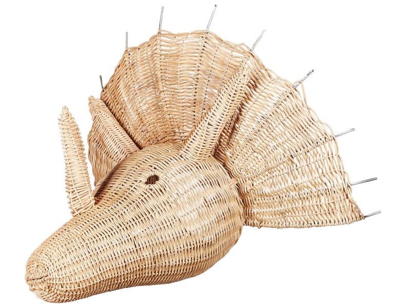Vægdekoration Bioko Rattan Naturlig 1 stk.