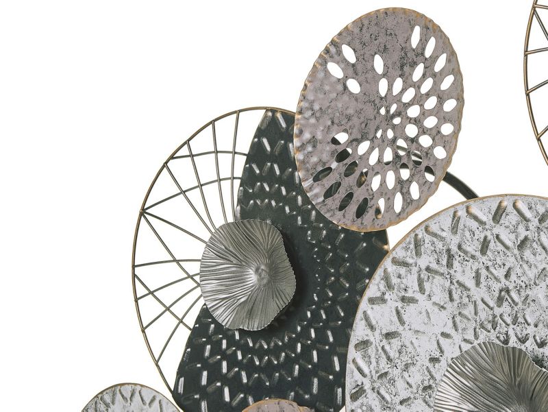 Vægsdekoration Cesium Metal Sølv 1 stk.
