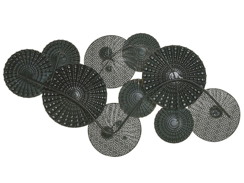 Hassium vægdekoration 48 cm metal blå 1 stk.